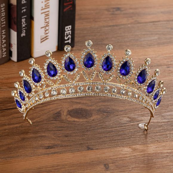 Bridal Crown Wedding Alloy Diamond Crown Fashion Elegant Headdress - Image 7
