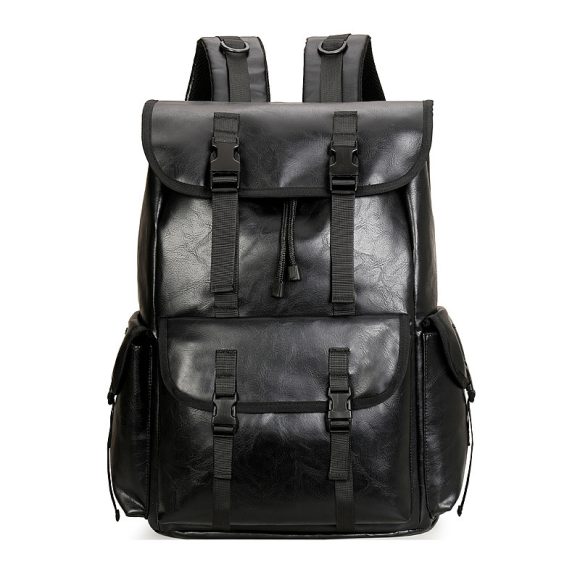 PU Leather Business Outdoor Backpack - Image 4