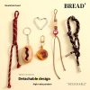 Felt Bread Keychain Accessories Schoolbag Pendant Small Jewelry - Image 7