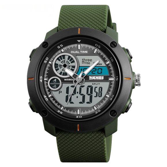 Waterproof Double Display Watch Outdoor Sports Student Double Time Calendar Chronograph Electronic Watch - Image 7