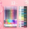 Shiny Crystal Gel Pen Fluorescent Pen Set - Image 5