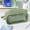 Transparent Pencil Case INS Style Milk Salty Series Carrying Case Large Capacity Waterproof - Image 8