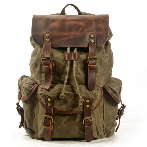 Men's Oil Wax Canvas Bag - Image 2