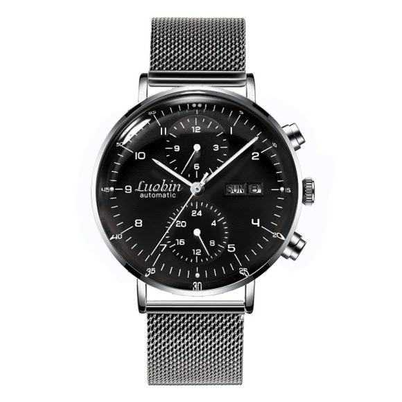 Fully Automatic Mechanical Watch Multifunctional Business Simple Luminous Waterproof - Image 9