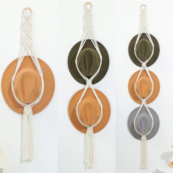 Storage Rack Multi-layer Wall-mounted Clip-on Storage Rack Hanging Cap Tassel Ornaments - Image 3