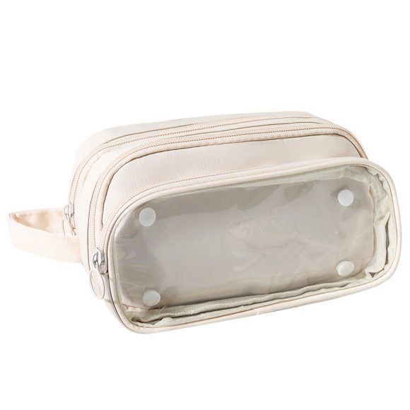 Transparent Pencil Case INS Style Milk Salty Series Carrying Case Large Capacity Waterproof - Image 7