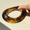 European And American Exaggerated Blooming Irregular Shaped Resin Bracelet - Image 2