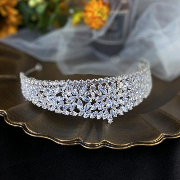 Luxury New Queen's Zircon Crown Jewelry - Image 2