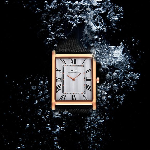 Light Luxury Square Quartz Leather Watch - Image 5