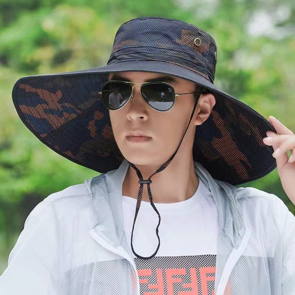 Outdoor Men's Fisherman Mountaineering Sun Hat - Image 7
