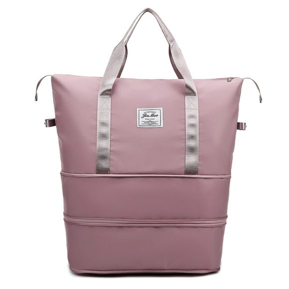 Travel Bag Large Capacity Double Expansion Portable Sports Gym Bag Student Luggage Bag Storage Bag - Image 2
