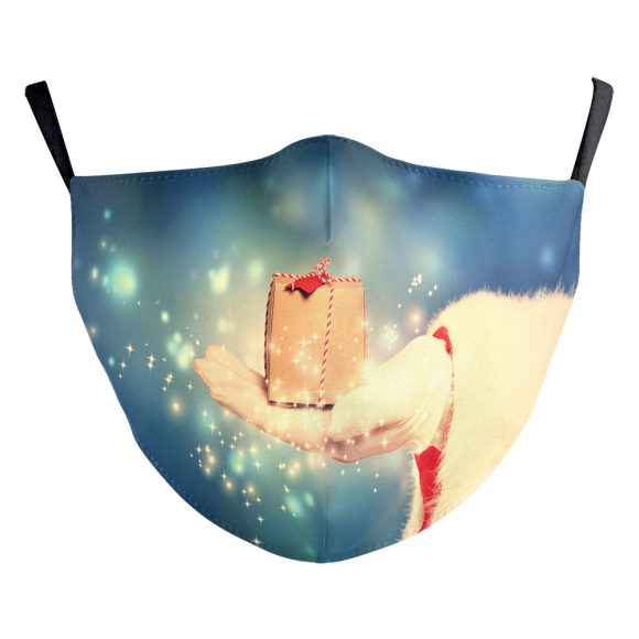 Snowflake Christmas Red Digital Printing Double-layer Dust Mask - Image 7