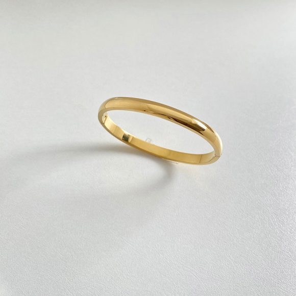 Retro Minimalistic Buckle Simple Bracelet Gold Bracelet - Image 7