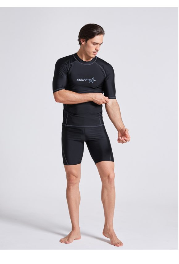 Quick-drying Half Sleeve Suit Swimsuit Snorkeling Surfing Wetsuit Suit - Image 3