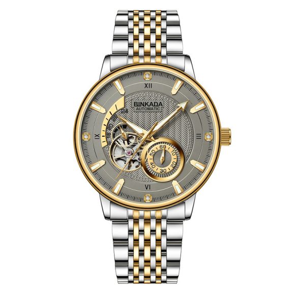 Full-automatic Watrproof Watch Live Hot Men's Watch Multi-function Mechanical Watch - Image 3