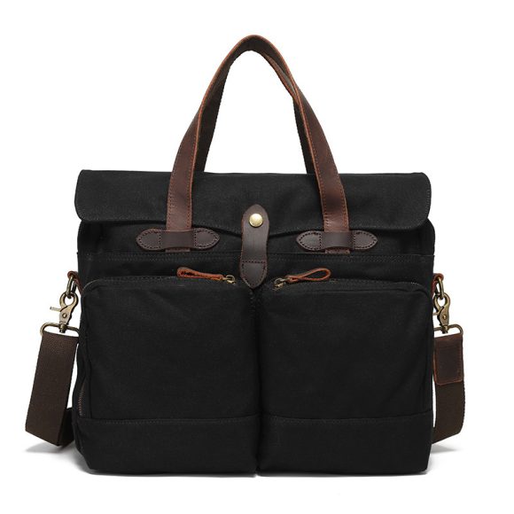 Portable Briefcase Men's One-shoulder Crossbody Outdoor Travel - Image 3