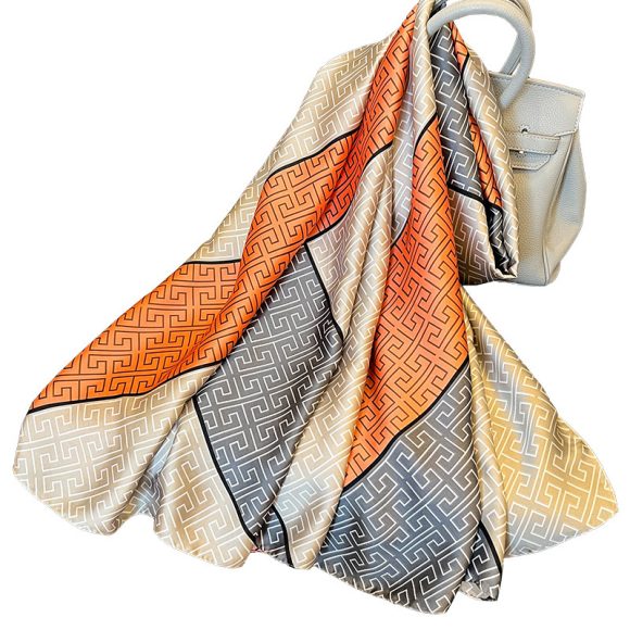 Elegant Emulation Silk Scarf Women's Spring And Summer Sun Protection Long - Image 4