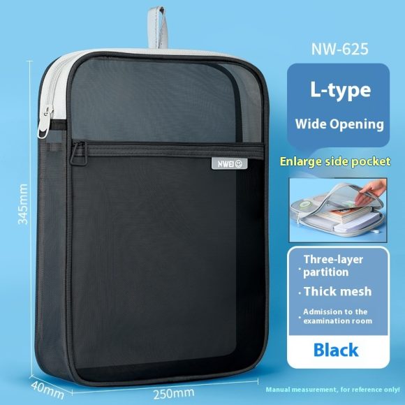 L-type Subject Subject Classification File Transparent Test Paper Storage Bag - Image 7