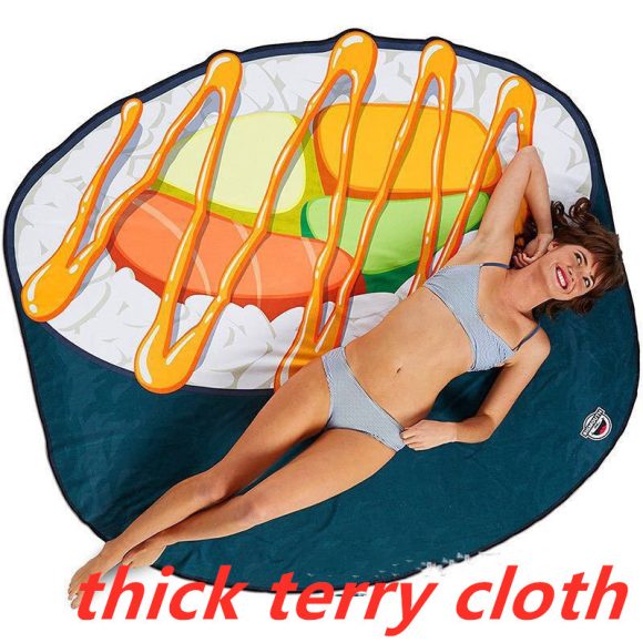 Water-absorbent And Quick-drying Beach Towel Printing Swimming Towel Material - Image 7