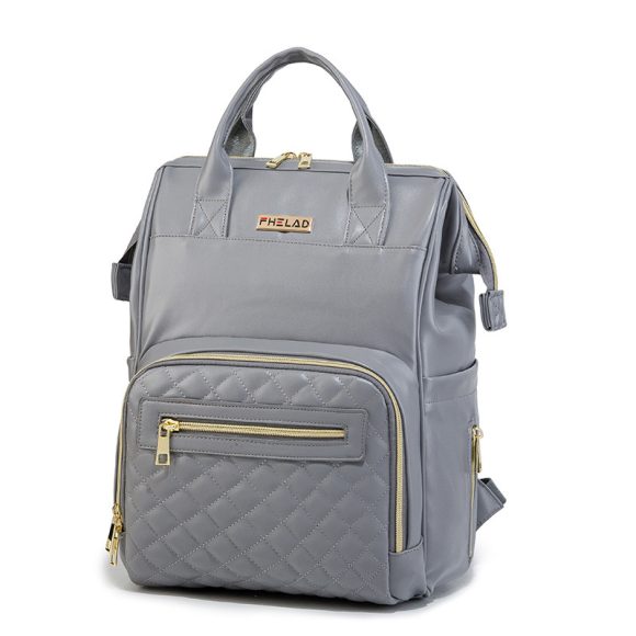 Solid Color Waterproof Fashion All-match Portable Backpack - Image 2
