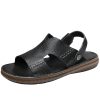 Men's Sandals Dual-use Cowhide Soft Bottom Beach Shoes - Image 3
