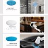 7-in-1 Wireless Cleaning Brush Long Handle Retractable Bathroom Toilet Floor Electric Brush - Image 4