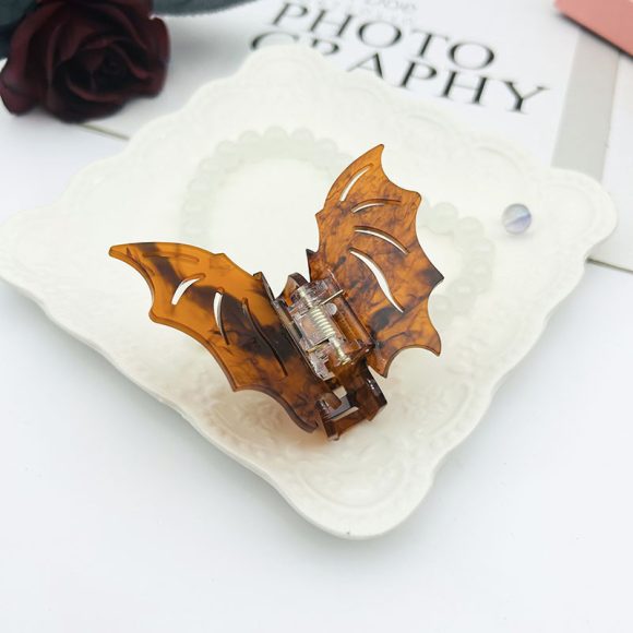Bat Barrettes Halloween Funny Girl - Image 2