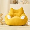 Solid Color Removable And Washable Teddy Hair Beanbag Cover - Image 5