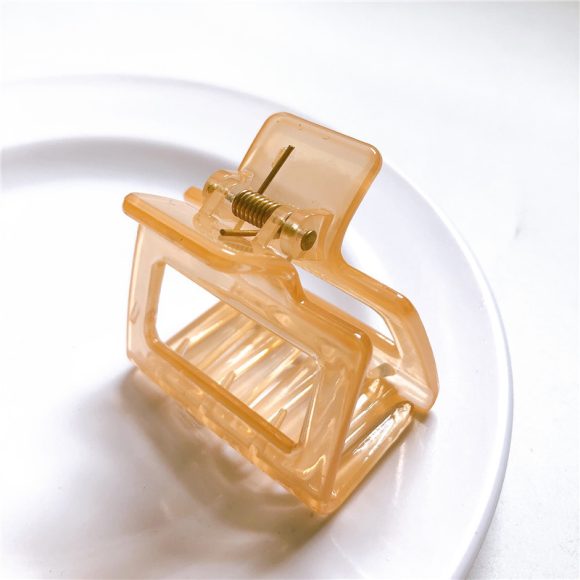 Hollow Square Ponytail And Updo Small Hairclip - Image 5