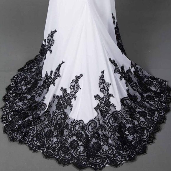 New Slim Mermaid Tail Wedding Dress - Image 5