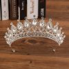 Bridal Crown Wedding Alloy Diamond Crown Fashion Elegant Headdress - Image 8