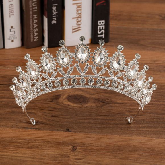 Bridal Crown Wedding Alloy Diamond Crown Fashion Elegant Headdress - Image 8