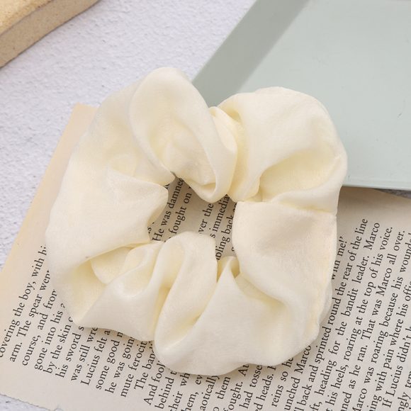 Sweet And Girly Solid Color Large Intestine Hair Ring Headwear - Image 7