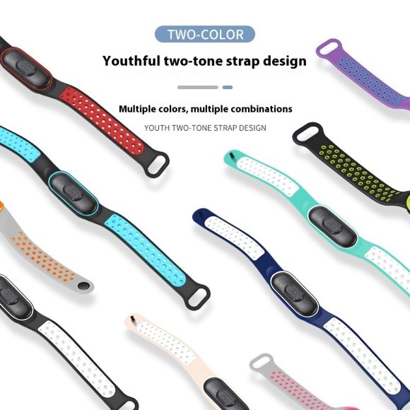 Waterproof Student Two-color Sports Bracelet Watch - Image 9