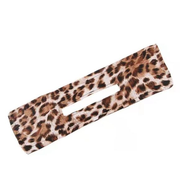Leopard Knotted Wire Hair Curler Print Wire Headband Print Hairpin - Image 8