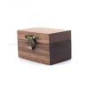 Walnut Wooden Engagement Ring Box