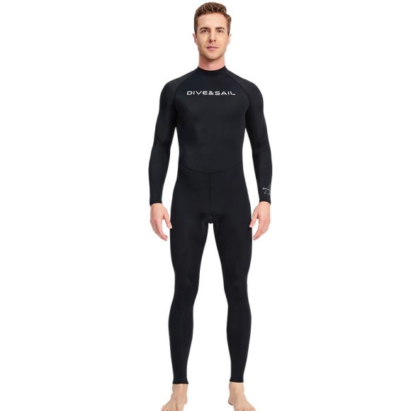 New Diving Suit Men's One-piece Thin Type Sunscreen Quick-drying Swimsuit - Image 4