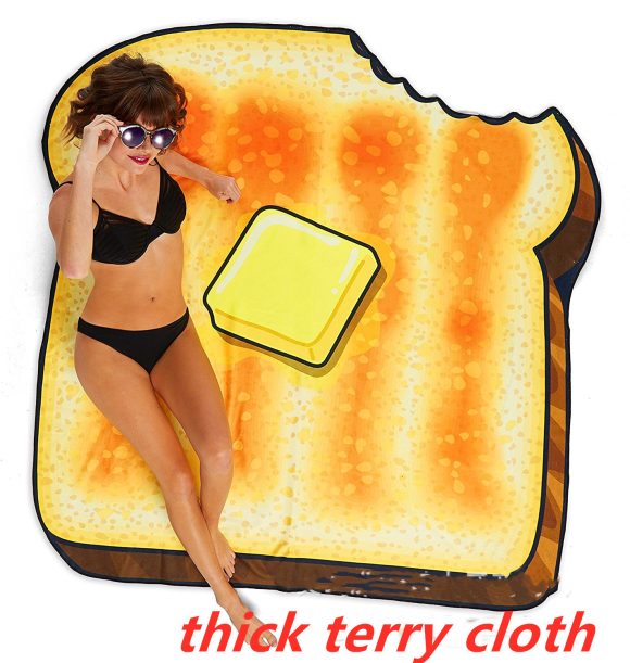 Water-absorbent And Quick-drying Beach Towel Printing Swimming Towel Material - Image 5