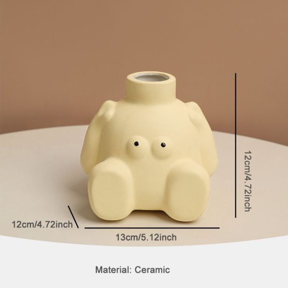 Nordic Ins Abstract Human Shape Ceramic Vase Living Room Bedroom Desktop Flower Arrangement Art Vase Home Decoration Accessories - Image 7