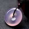 Jade Brazil Ice Flower Hibiscus Chalcedony Buckle - Image 6
