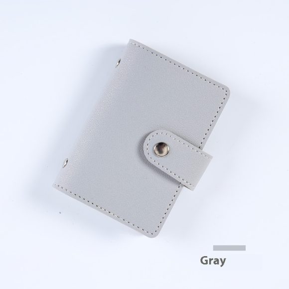 Anti-degaussing Creative Leather Multiple Card Slots PU Bank Card Package - Image 4