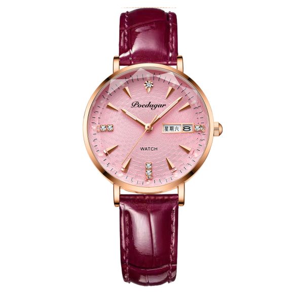 Women's Watch Double Calendar Quartz - Image 9