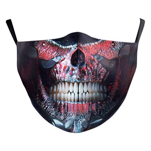 Digital Printing Ghost Face Wansheng Clown Funny Double-layer Dust Mask - Image 7