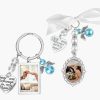 Bow Knot Pearl Love Photo Pendant Gem Holder Wings Photo Frame - Image 5