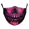 Halloween Digital Printing Funny Horror Face Double Layer Dust Mask - Image 10