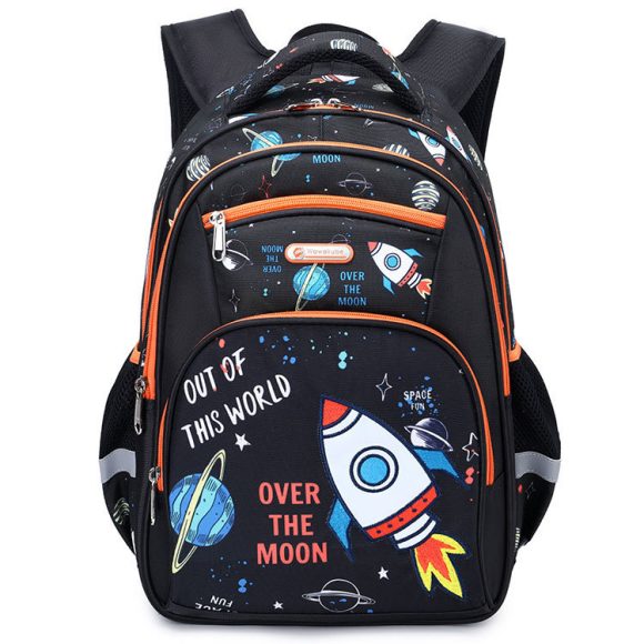 Primary School Boys Large Capacity Children's Backpack Space Schoolbag - Image 5