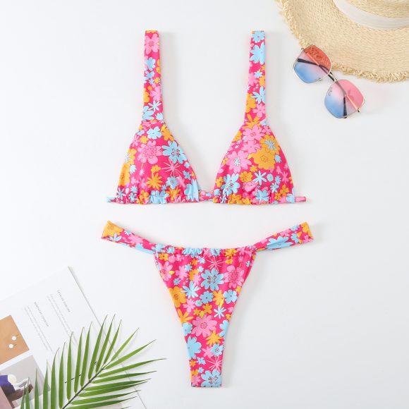 Women's Printed Multi-color Bikini Swimsuit - Image 6