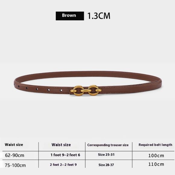 Belt Women's Fine Decoration With Suit Skirt - Image 5