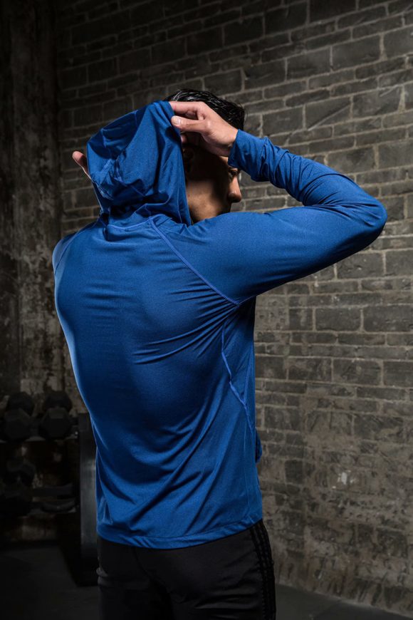 Men's Long-sleeved Stretch Tight Fitness Training Suit - Image 4