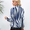 Ladies Fashion Print Lapel Small Blazer - Image 2